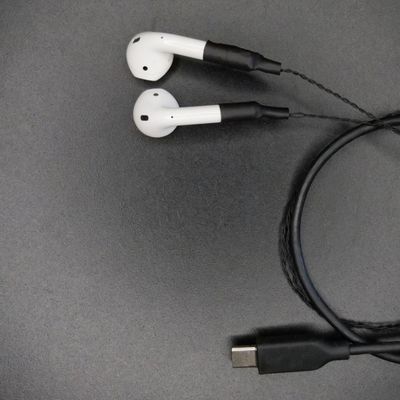 airpods with wires by ken pillonel