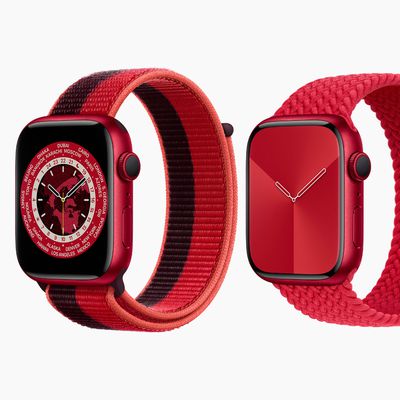 apple watch red faces