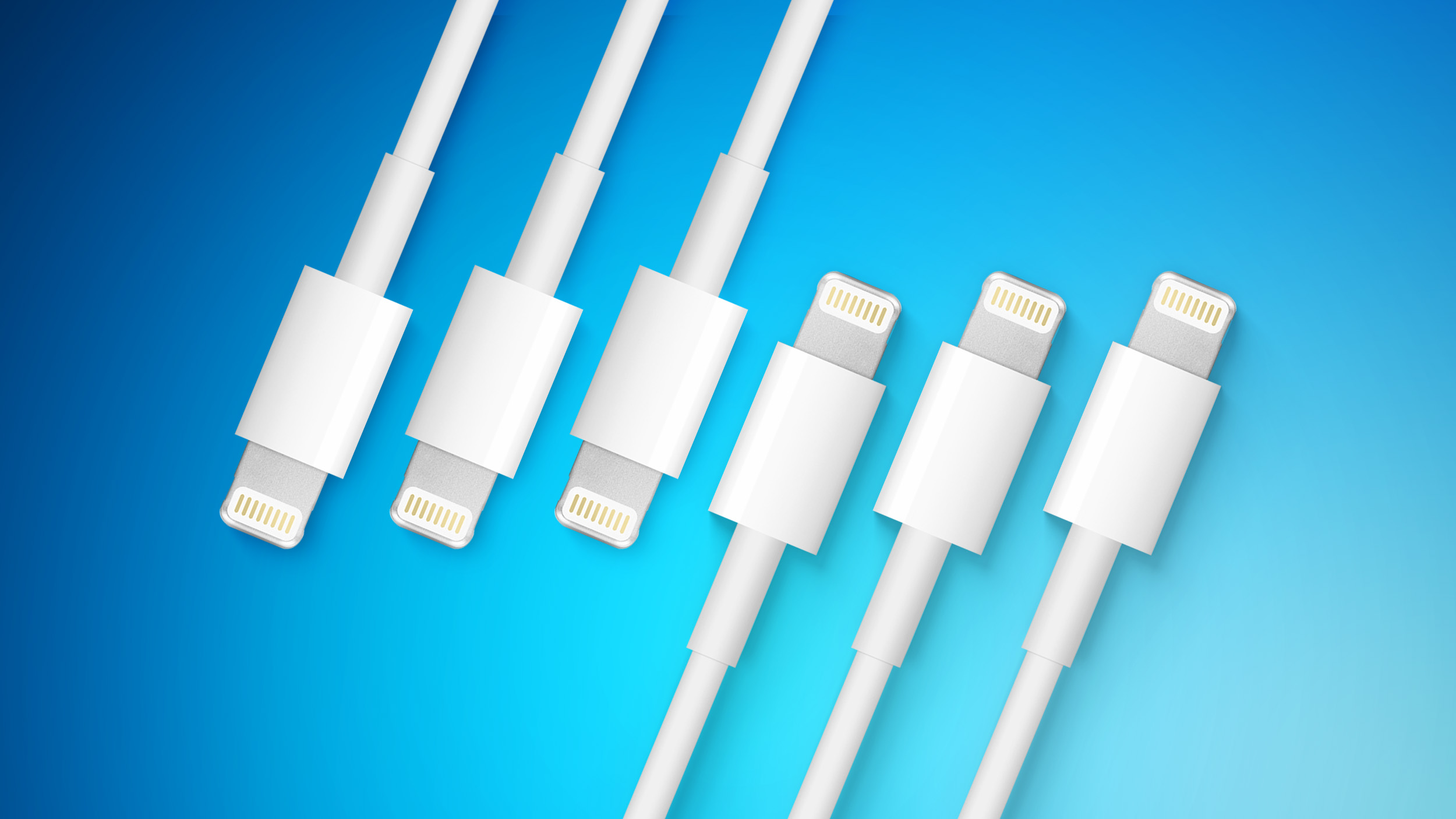 lightning connector feature blue